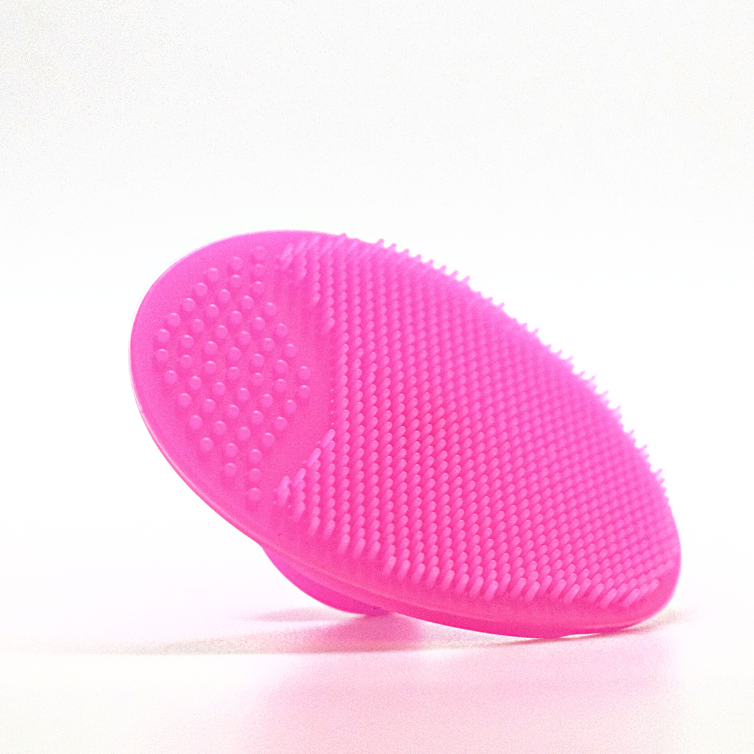 Pink Soft Silicone Facial Cleansing Brush