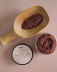 Facial Scrub in Wooden Spoon Holder