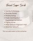 4 oz Facial Sugar Scrub