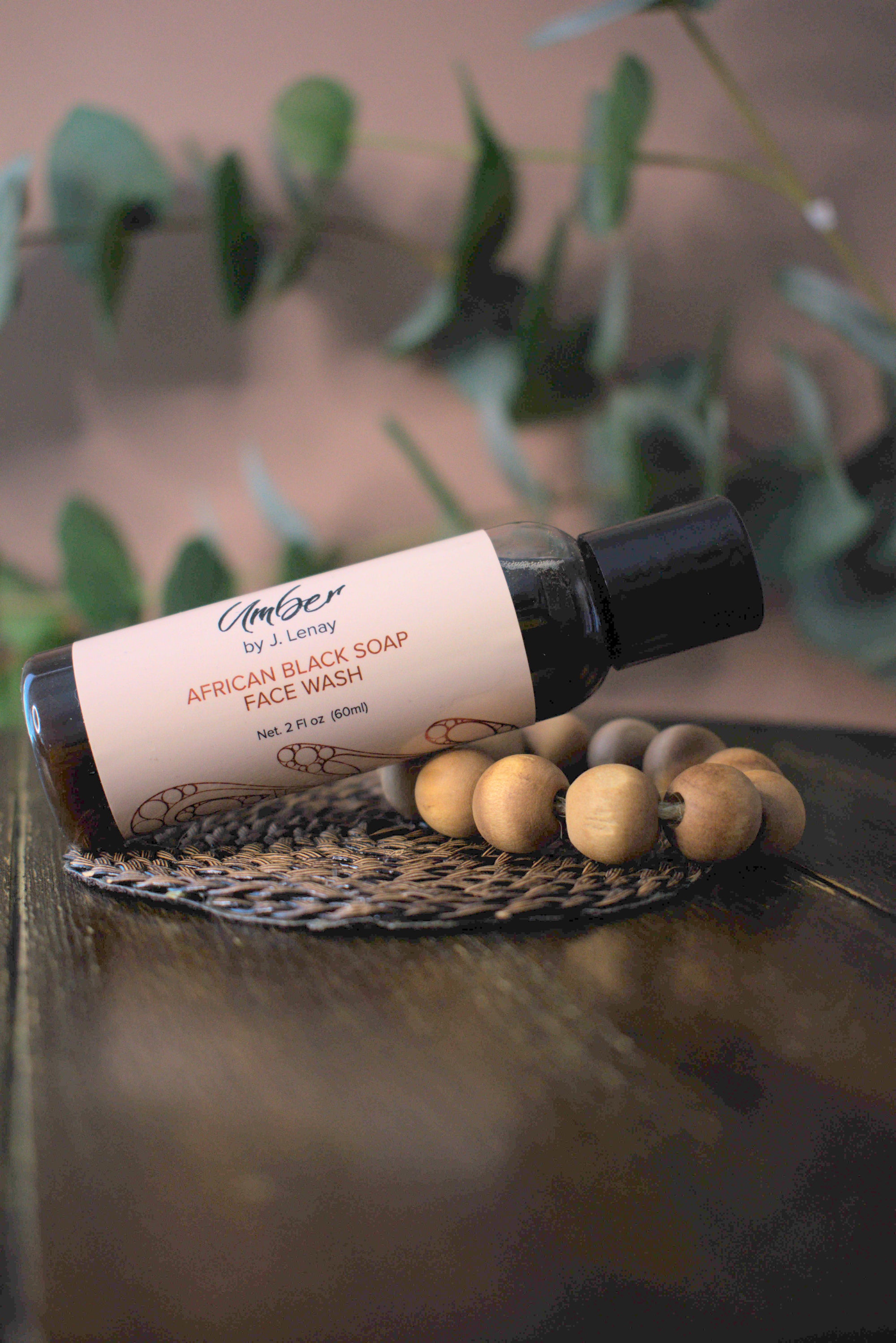2 oz Liquid African Black Soap Face Wash
