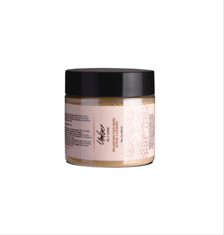 2 oz  Balancing Face Mask, Scrub, Cleanser