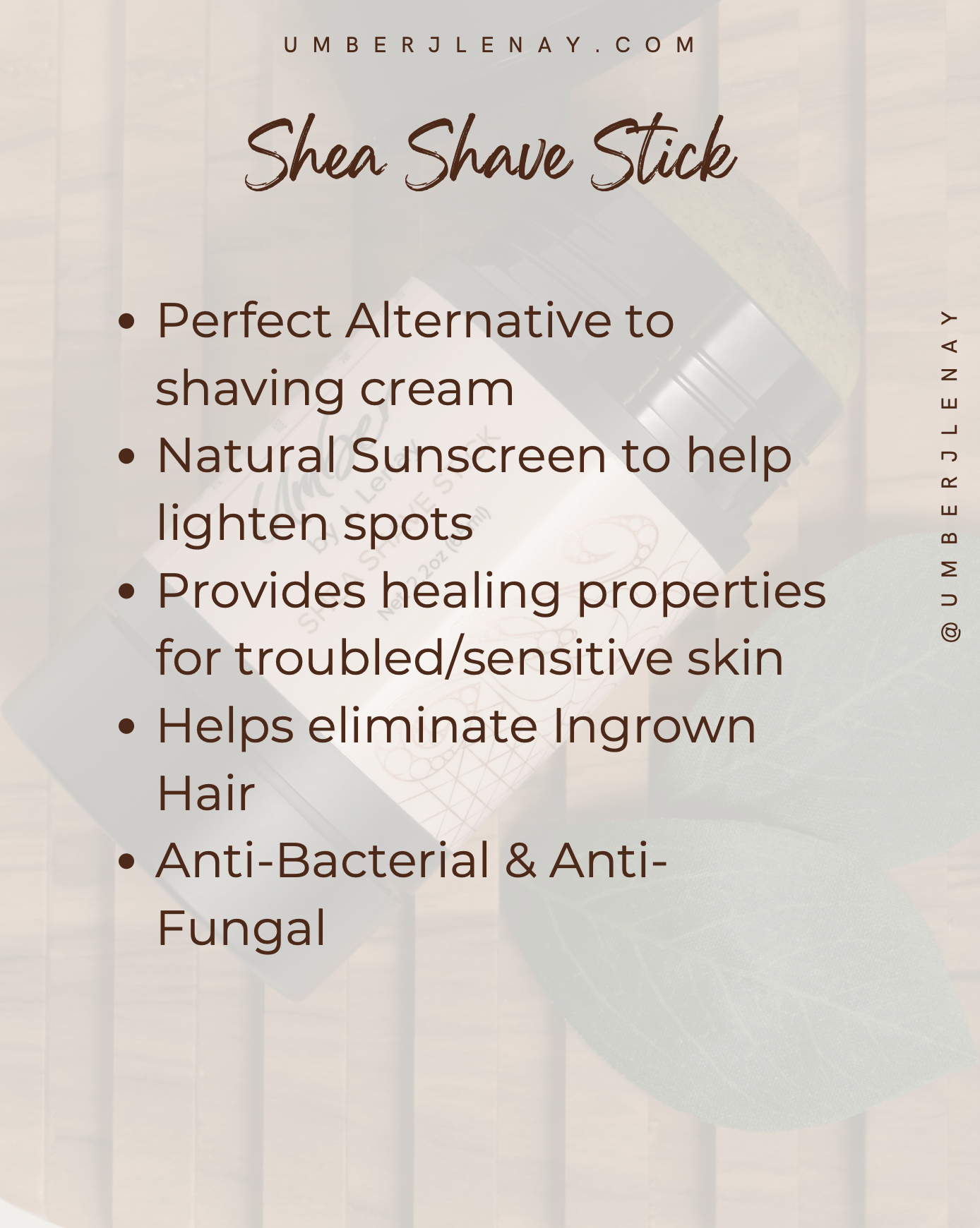 Shea Butter Shave Stick