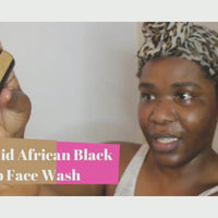 PreOrder- 2 oz Liquid African Black Soap Face Wash